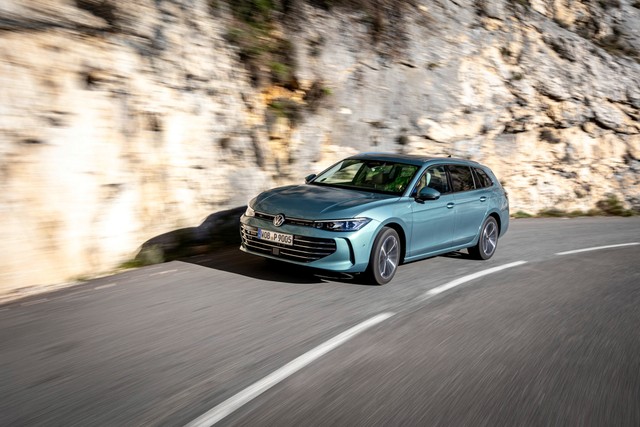 VW Passat z napędem 4Motion podczas jazdy