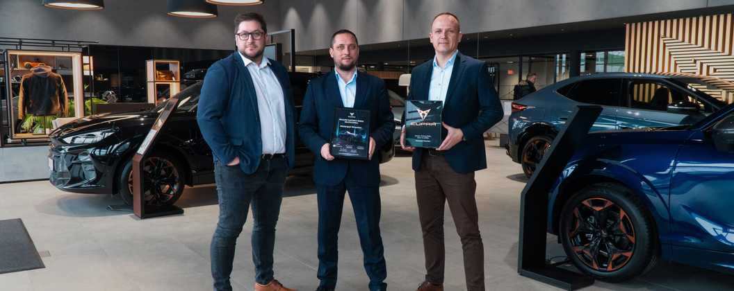 Motorpol Wrocław Dealerem Flotowym Roku 2024 SEAT & CUPRA!
